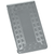 Set of 2 ChromePlated Stainless Steel Money Clips in Silver (Grecian Key Print)