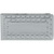 Set of 2 ChromePlated Stainless Steel Money Clips in Silver (Grecian Key Print)