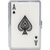 Compact (16 100s) MetalPlated Cigarette Case & Stash Box (Ace of Spades)