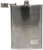 8 oz Pocket Hip Alcohol Liquor Flask in Etched Thatch Print  Made from 304 (18/8) Food Grade Stainless Steel
