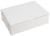 Made in USA Recycled White Kraft Cake Box & Rectangular Cake Boards (Pack of 5  Front Loading)