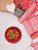 Cookies Christmas Themed Winter Holiday 8" Ceramic Accent Plate