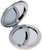 Pack of 3 Round Shaped Folding Compact Pocket Makeup Mirror Double Sided (5X Magnification + 1x Magnification) in Gift Box for Travel, Birthday, Wedding.
