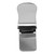 Set of 2 ChromePlated Hinged Stainless Steel Money Clips in Silver (Teardrop Shape  Engravable)