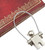 Stylish Mesh Wire Bear Metallic Keychain