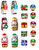 MADE IN USA Individually FoilWrapped Christmas Milk Chocolates (Assorted  2 lb) (Merry Little Christmas)