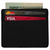 Genuine Cowhide Black Leather Pocket 6Card Slim Wallet for Men & Women