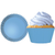 MADE IN USA Pack of 144 Thick Grease Resistant Fluted Cupcake Liners (Baby Shower Boy)