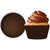 MADE IN USA Pack of 144 Thick Grease Resistant Fluted Cupcake Liners (Football)