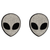 Alien Trip (5 Pairs) Disposable Satin Nipple Cover Pasties