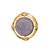 Ancient Coin Design 18KT Two Tone Plated Pins with Hand Set Swarovski Crystals