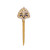 SCEPTER 18KT Two Tone Plated Pins with Hand Set Swarovski Crystals