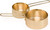 Gold Measuring Cups & Measuring Spoons 10Piece Set (4 Cups; 6 Spoons)