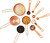 Rose Gold Measuring Cups & Measuring Spoons 10Piece Set (4 Cups; 6 Spoons)