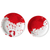 Bloody Halloween Tableware Pack: Disposable Paper Plates, Napkins and Cups Set for 20