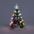 Christmas Tree with Snowman  Christmas Themed Ceramic LED Tabletop Figurine Statue