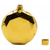 Gold Diamond Print 5 oz Discrete Round Pocket Alcohol Liquor Flask (Made from 304 (18/8) Food Grade Stainless Steel)