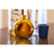 Gold Diamond Print 5 oz Discrete Round Pocket Alcohol Liquor Flask (Made from 304 (18/8) Food Grade Stainless Steel)