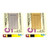 Set of 2 ChromePlated Stainless Steel Money Clip in Silver & Gold (Waves)