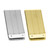 Set of 2 ChromePlated Stainless Steel Money Clip in Silver & Gold (Waves)