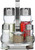 Oil and Vinegar Salt & Pepper Cruet Set (6 Piece) Durable Glass Stainless Steel Bottle Set With Caddy