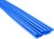 Made in USA Pack of 250 Unwrapped BPA-Free Plastic Slim Extra Long Drinking Straws (Blue - 18" X 0.21")