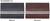 Set of 3 Double Sided Faux Saffiano Leather Business Card Cases (Brown, Stripes)