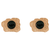 Set of 2 Rose Gold "Mother of the Groom" Enamel Lapel Pins (0.75" X 0.9")
