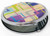Pucci Print (Circle) Folding Compact Pocket Makeup Mirror Double Sided (5x magnification + 1x magnification)