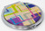 Pucci Print (Circle) Folding Compact Pocket Makeup Mirror Double Sided (5x magnification + 1x magnification)
