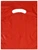 S7183 | Pack of 125 Glossy Plastic Merchandise Bags (9" X 12") With Die Cut Handles | Made In USA