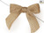 Pack of 24 Pre-Tied Jute 3" Gift Bows with Twist Ties