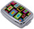 Set of 2 Dual Compartment Rectangular Pocket Purse Pill Box & Organizer with Insert