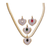 TWO TONE HEART ENHANCER PIN 18KT Two Tone Plated Pins with Hand Set Swarovski Crystals and Gem