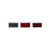 Set of 3 Faux Leather Chrome-Plated Money Clip (Faux Crocodile Leather Print, 3)