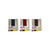 Set of 3 Faux Leather Chrome-Plated Money Clip (Faux Crocodile Leather Print, 3)