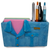 Ceramic Denim ShirtShaped Pen Holder Cup & Desk Organizer With Memo Pad Slot