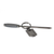 Silver BOXED KEY RING/LETTER OPENER