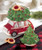 Car With Christmas Tree Winter Holiday Ceramic Cookie Jar