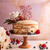 Mr & Mrs  Love Themed Rose Gold Cake Topper for Proposal, Wedding, Bridal Shower or Anniversary Cake (Pack of 2)