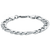 Stainless Steel Curb Chain 22" Necklace and 9" Bracelet Box Gift Set (9 mm  Figaro Loop)