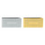 Set of 2 ChromePlated Stainless Steel Money Clip in Silver & Gold (Honeycomb Pattern)