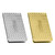 Set of 2 ChromePlated Stainless Steel Money Clip in Silver & Gold (Honeycomb Pattern)