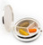 Set of 2 Circular TripleCompartment Pocket Purse Pill Box & Organizer with Insert (Victorian Headband)
