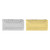 Set of 2 ChromePlated Stainless Steel Money Clip in Silver & Gold (Grecian Key Pattern)