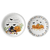 Halloween Fun Tableware Pack: Disposable Paper Plates, Napkins and Cups Set for 20