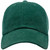 Classic 6Panel Corduroy Cotton Baseball Unisex Cap with Adjustable Brass Buckle (Dark Green)