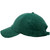 Classic 6Panel Corduroy Cotton Baseball Unisex Cap with Adjustable Brass Buckle (Dark Green)