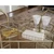 S7660 SET | Set of 2 Nested Classic Gold Mesh Wire Basket Trays for Storage and Organizing