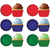 MADE IN USA Pack of 144 Thick Grease Resistant Fluted Cupcake Liners (Blue, Green & Red)